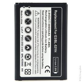 Batterie téléphone portable pour LG 3.8V 3000mAh photo du produit