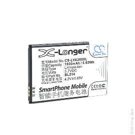 Batterie téléphone portable pour Lenovo 3.7V 1600mAh product photo