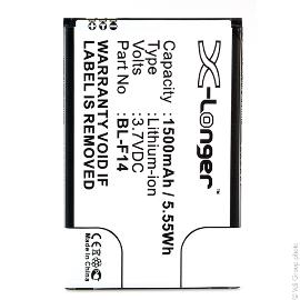 Batterie téléphone portable pour Phicomm 3.7V 1500mAh photo du produit