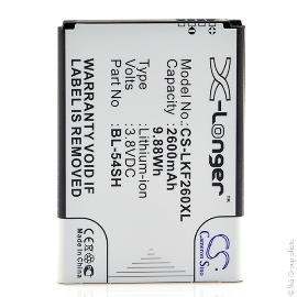 Batterie téléphone portable pour LG 3.8V 2600mAh product photo