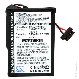Batterie GPS 3.7V 750mAh photo du produit