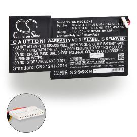 Batterie ordinateur portable compatible MSI 11.4V 5300mAh photo du produit