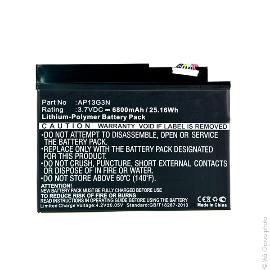 Batterie tablette 3.7V 6800mAh photo du produit