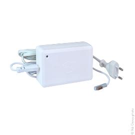 Alimentation compatible pour Apple MacBook 14.5V 45W (connecteur MagSafe 1 "L") photo du produit
