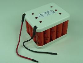 Batterie Nicd 20x AA 20S1P ST2 24V 0.7Ah Fil photo du produit