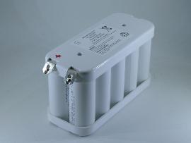 Batterie eclairage secours 10x F 10S1P ST2 12V 7.5Ah Cosse photo du produit