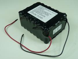 Batterie alcaline 48x AA NX 48S1P ST2 72V 3.4Ah Fils photo du produit