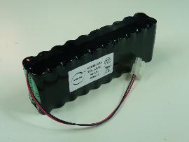 Batterie médicale rechargeable 20x AA 10S2P ST2 12V 3.4Ah Molex photo du produit