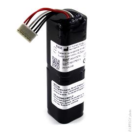 Batterie médicale rechargeable Fukuda Denshi Cardimax 9.6V 1.6Ah JST photo du produit