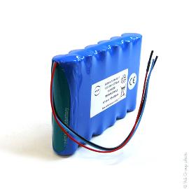 Batterie médicale rechargeable CASMED 740 7.2V 3.8Ah sortie fils photo du produit