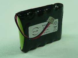 Batterie Nimh 5x AAA 5S1P ST1 6V 800mAh JST photo du produit