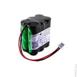 Batterie médicale rechargeable 6x AA 6S1P ST2 7.2V 1.7Ah JST photo du produit