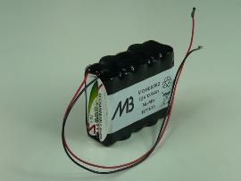 Batterie Nimh 10x AAA 10S1P ST2 12V 800mAh F100 product photo