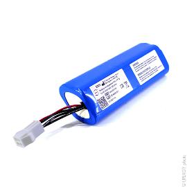 Batterie médicale rechargeable 8x 4/3A ST7 8S1P F30 9.6V 4Ah Molex photo du produit