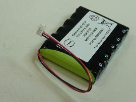 Batterie Nimh 6x AAA 6S1P ST1 F100 7.2V 800mAh Molex photo du produit