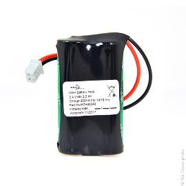 Batterie eclairage secours 2.4V 2Ah XH photo du produit