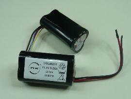 Batterie Li-Ion 6x 18650 3S2P ST7(x2) 10.8V 7Ah F100 photo du produit