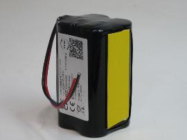 Batterie Li-Ion 4x 18650 2S2P ST2 7.2V 7Ah F100 photo du produit