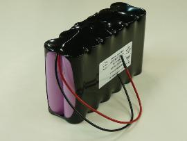 Batterie Li-Ion 12x 18650 4S3P ST2 14.4V 10.5Ah F photo du produit