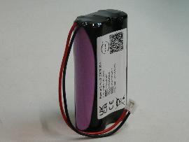 Batterie Li-Ion 2x 18650  2S1P ST1 F100 7.2V 3.5Ah JST photo du produit