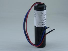 Batterie Li-Ion 1x 18650 1S1P ST1 3.6V 3.35Ah - 24AWG + NTC 10K photo du produit