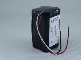 Batterie Li-Ion 4x 18650 2S2P ST2 7.2V 6.7Ah - 24AWG + NTC 10K photo du produit