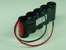 Batterie Nicd 5x SC VRE 5S1P ST1 6V 1.6Ah F150 photo du produit