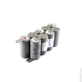 Batterie Nicd 9x C 9S1P ST7 10.8V 2800mAh HBL photo du produit
