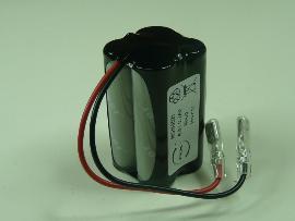 Batterie Nicd 4x AA 4S1P ST2 4.8V 700mAh cosses Faston 2.8mm isolées photo du produit