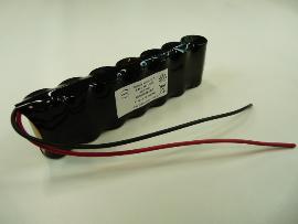 Batterie Nicd 7x SC NC ST1 7S1P 8.4V 2500mAh fils photo du produit