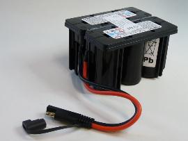 Batterie tondeuse BS1225 / FBS1225 Cyclon Plomb Pur 12V 2.5Ah photo du produit