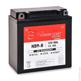 Batterie moto Gel YB9-B / 12N9-4B-1 / NB9-B 12V 9Ah product photo