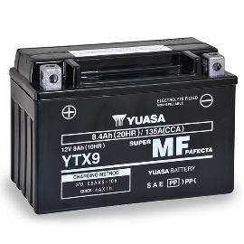 Batterie moto YUASA YTX9-BS 12V 8Ah photo du produit