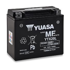Batterie moto YUASA YTX20L-BS 12V 18Ah product photo