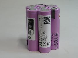 Batterie Li-Ion 7x 18650 7S1P ST9 25.2V 3.5Ah T2 photo du produit