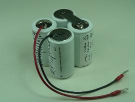 Batterie Nicd 4x D 4S1P ST2 4.8V 4500mAh Cosse photo du produit