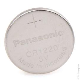 Pile bouton lithium CR1220/BN PANASONIC 3V 35mAh photo du produit