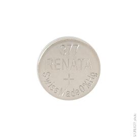 Pile bouton oxyde argent 377 RENATA 1.55V 28mAh photo du produit