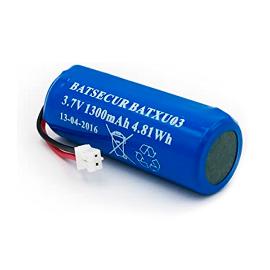 Batterie systeme alarme BATSECUR BATXU03 3.7V 1.3Ah JST photo du produit