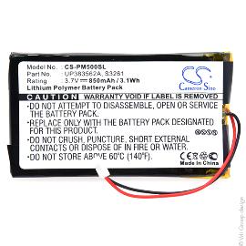 Batterie PDA 3.7V 850mAh photo du produit