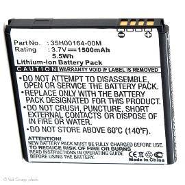 Batterie PDA pour T-Mobile 35H00164-00M 3.7V 1500mAh photo du produit