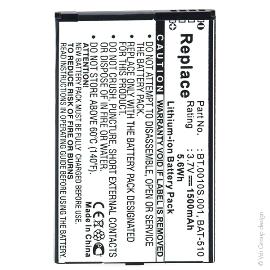 Batterie PDA 3.7V 1500mAh photo du produit