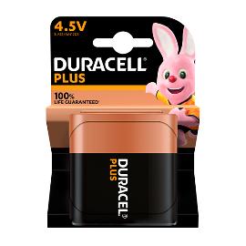 Pile alcaline blister x1 Duracell Plus 100%  3LR12 - 4,5V 4.5V 4400mAh photo du produit