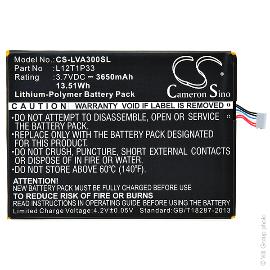 Batterie tablette 3.7V 3650mAh photo du produit