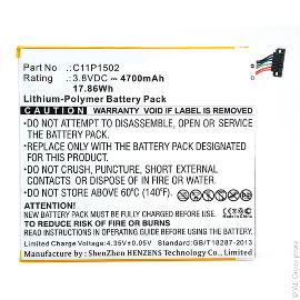 Batterie tablette 3.8V 4700mAh photo du produit