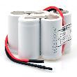 Batterie eclairage secours 5xSC ST7 fils 6V 1.6Ah photo du produit